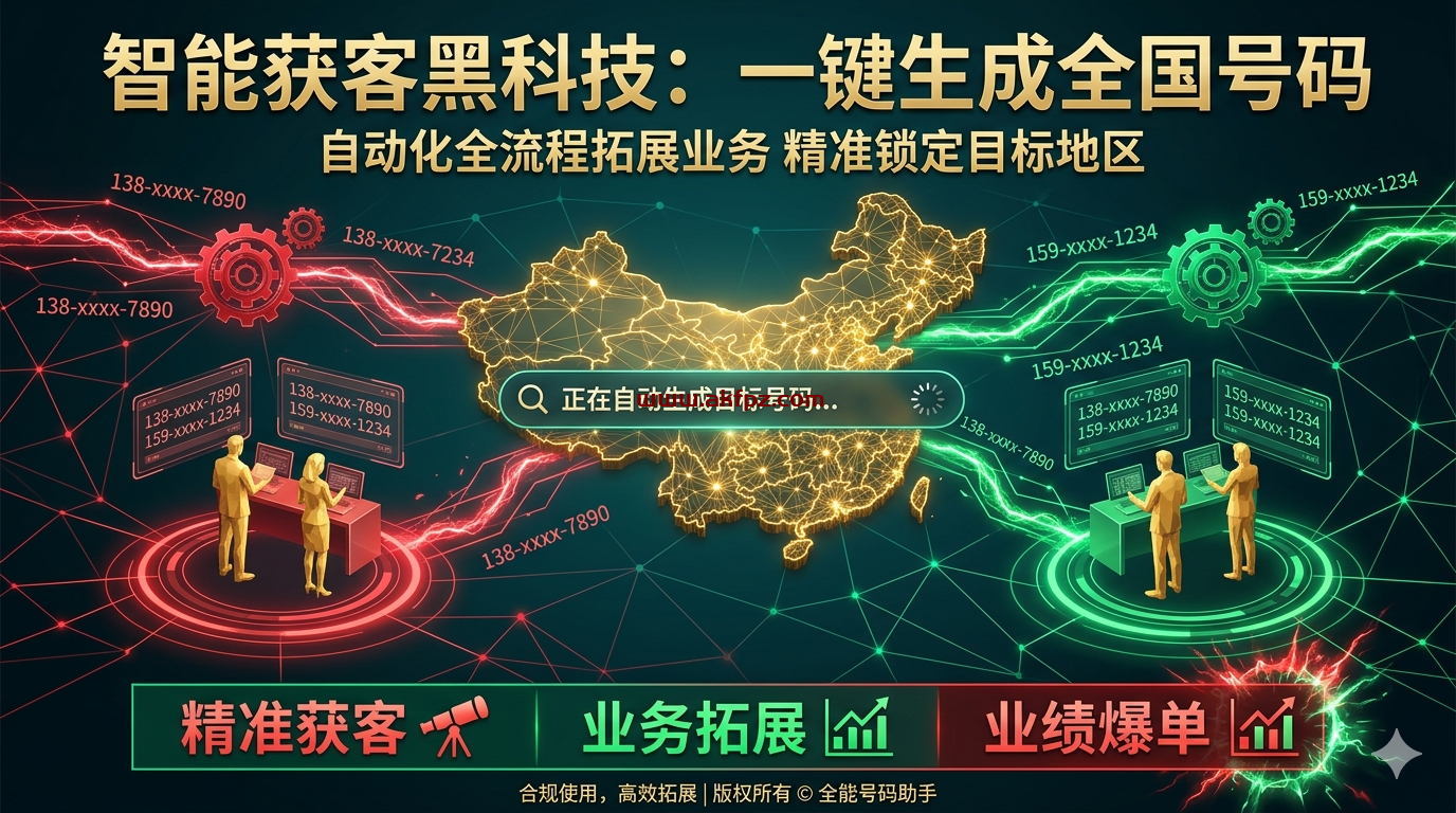 Gemini Generated Image js3f3ujs3f3ujs3f 全国号码生成器封面图